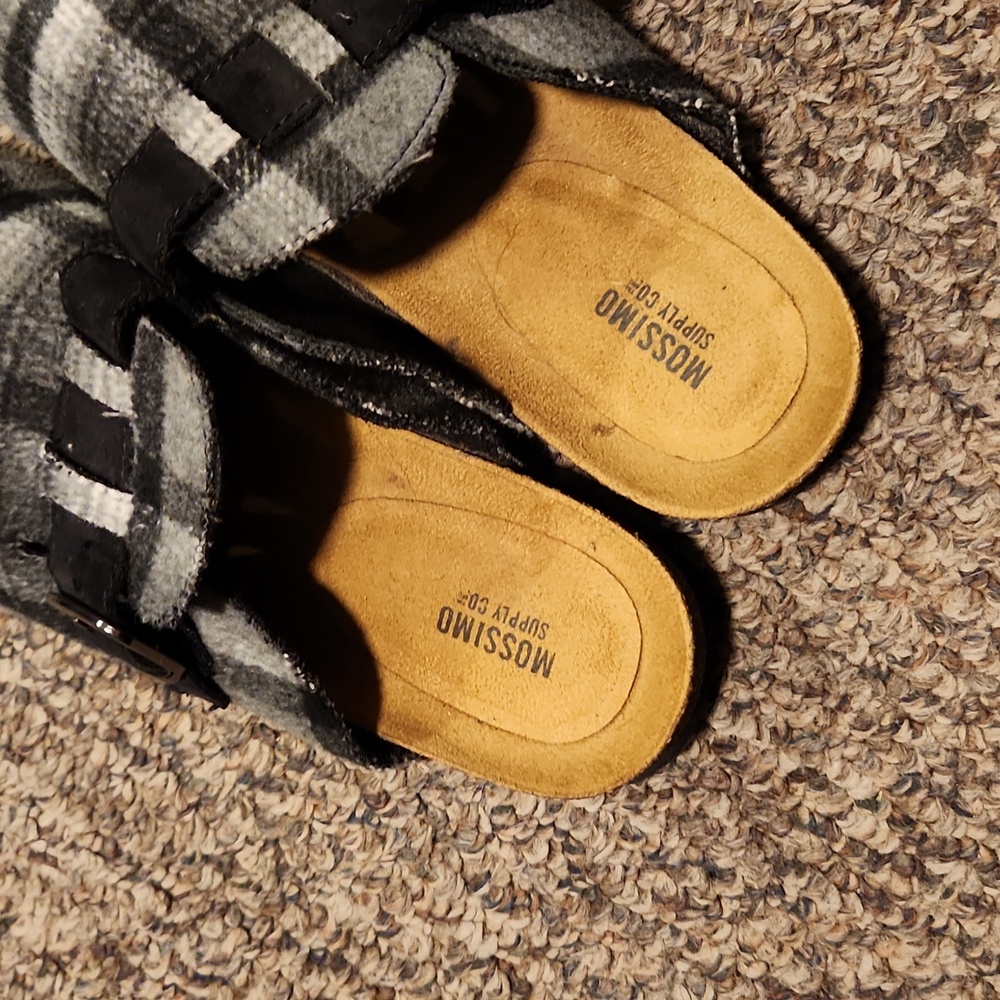 Mossimo Supply Co. Plaid Clogs Size 10 - Picture 2 of 6
